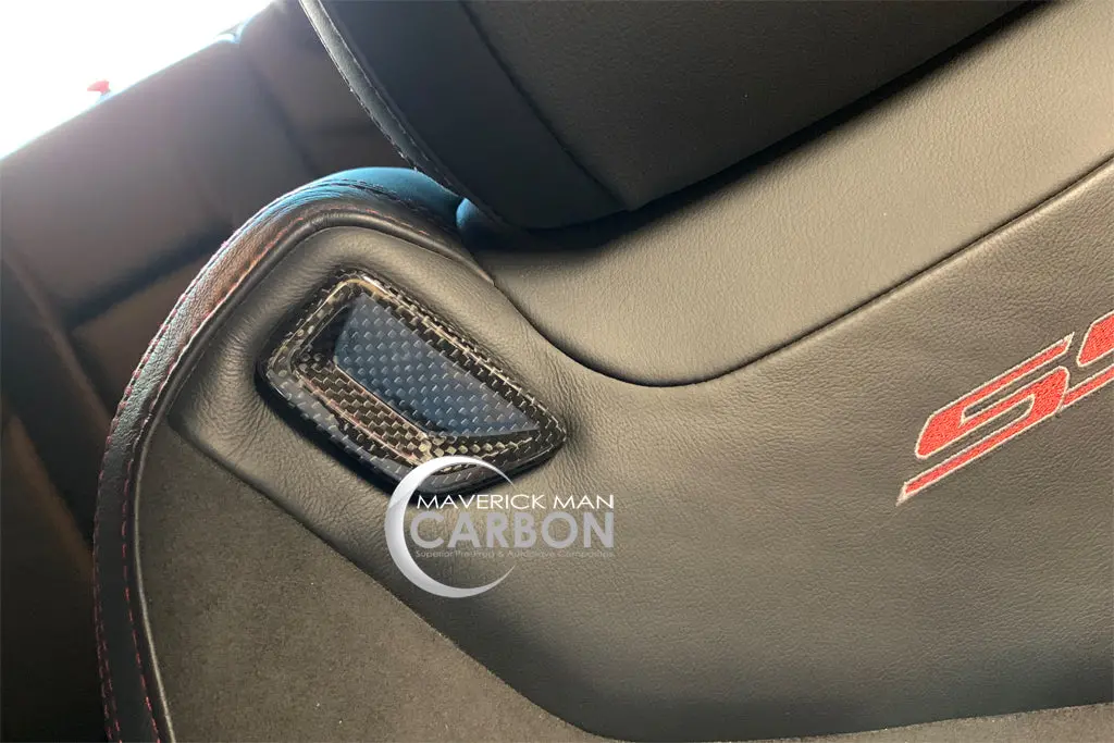Chevy Ss Sedan Carbon Fiber Seat Decor Trim Covers 1