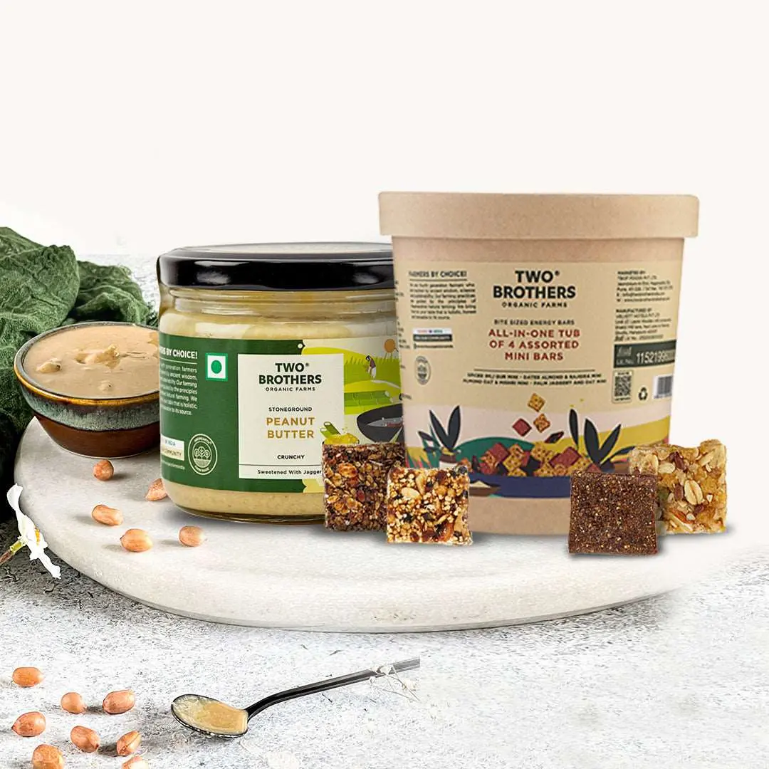 Healthy Snacking Combo - Peanut Butter(300G) + Assorted Mini Bars 1
