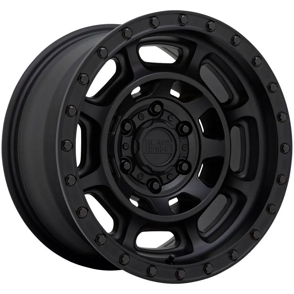 Black Rhino Wheels Convoy Matte Black 1