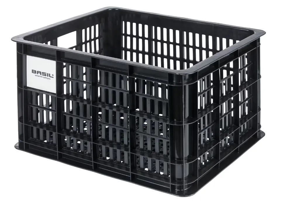Basil Bicycle Crate Mik Med 29.5L Rear Basket Black 1