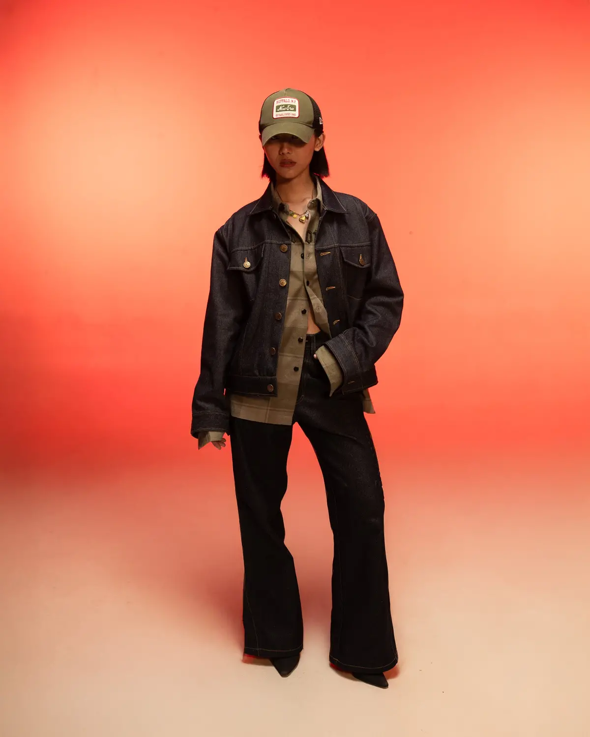 Raw Denim Jeans 1
