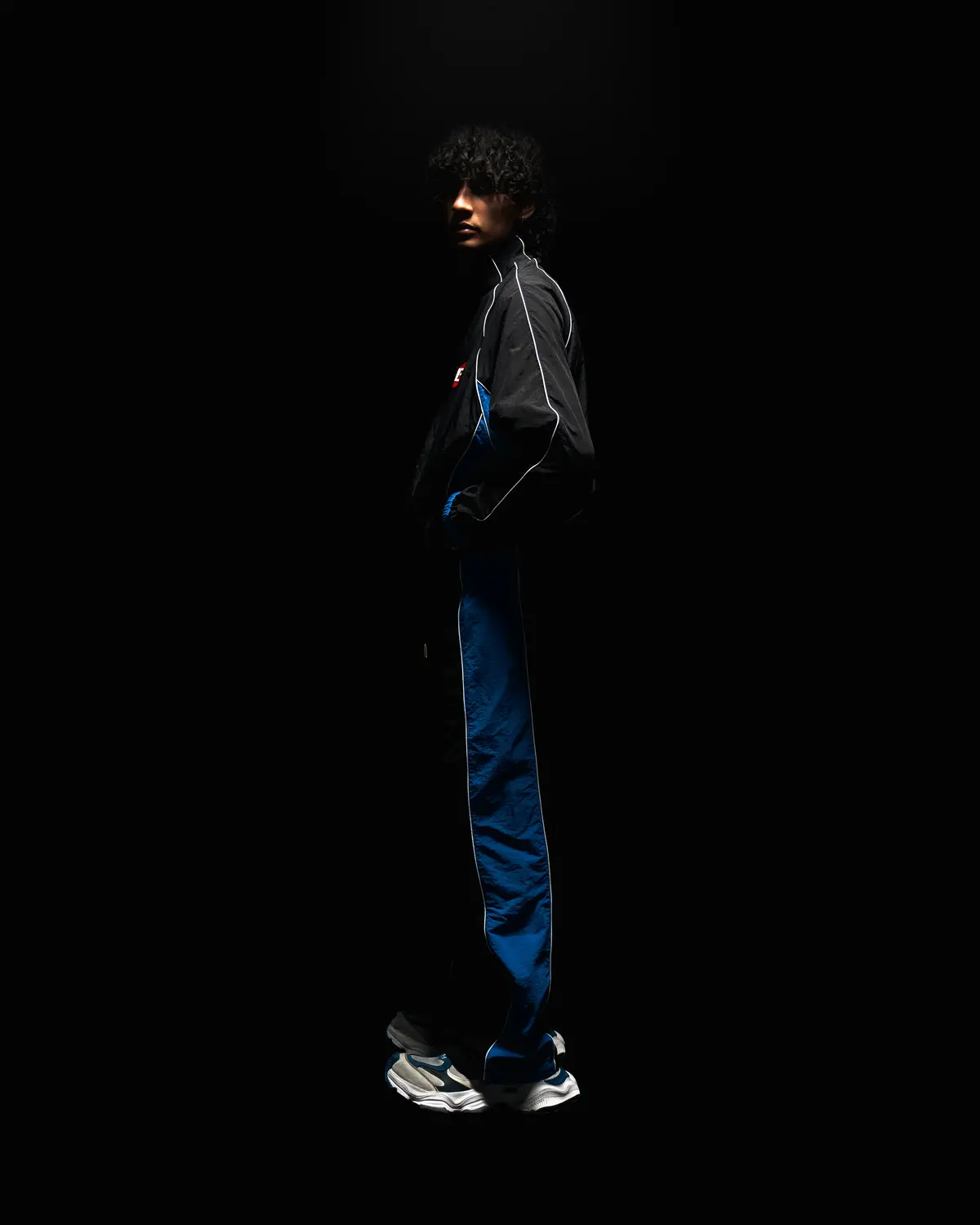 Black Indigo Track Pants 1
