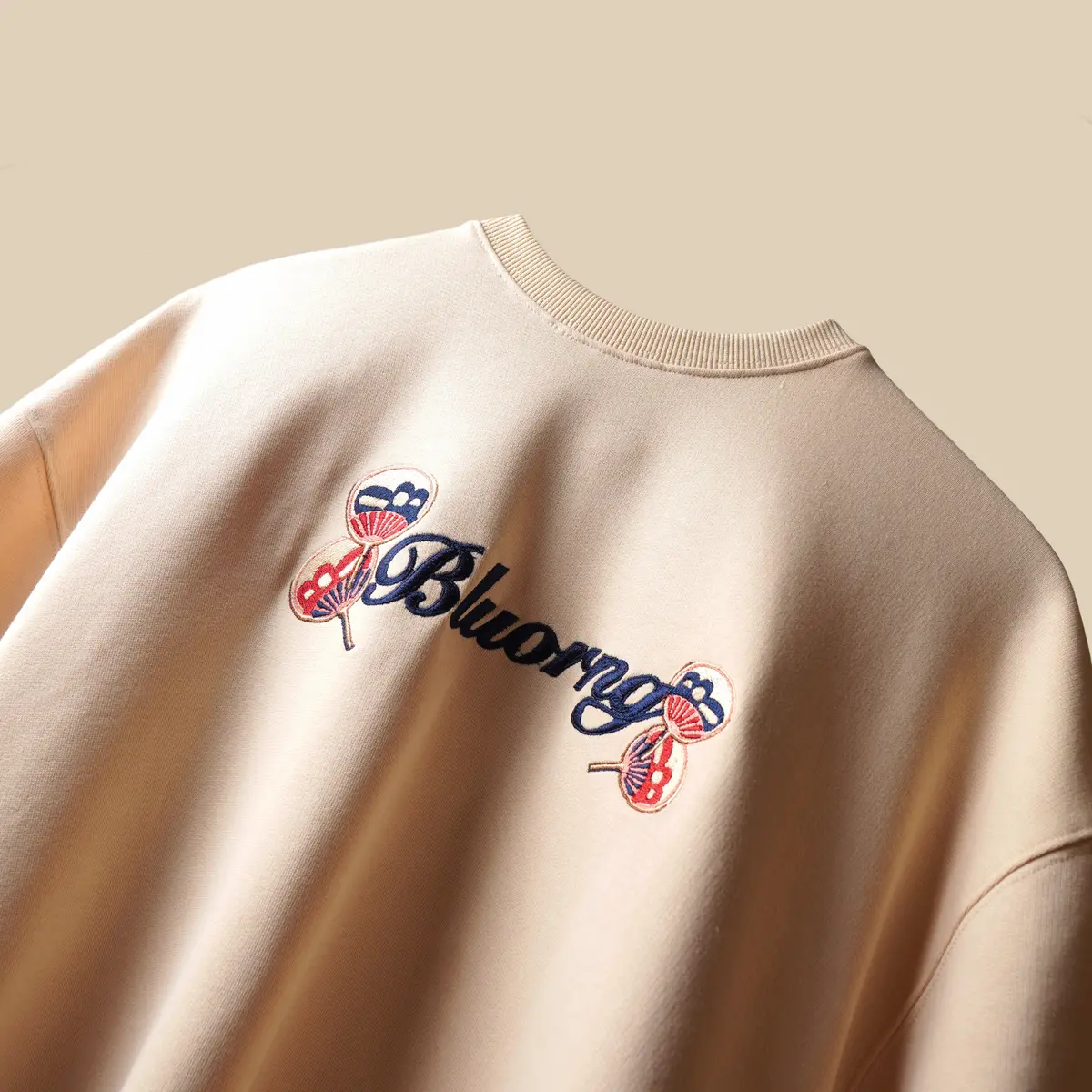 Cream Crane T-Shirt 5