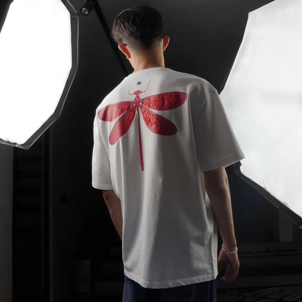 White Dragonfly T-Shirt 4