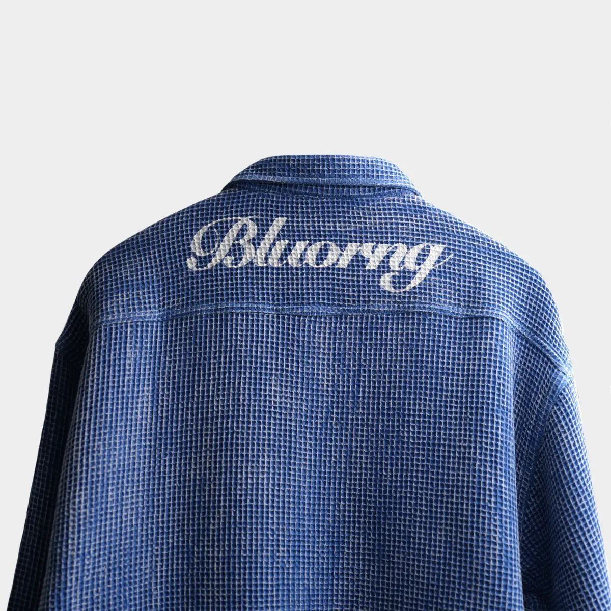 Blu Waffle Shirt 2