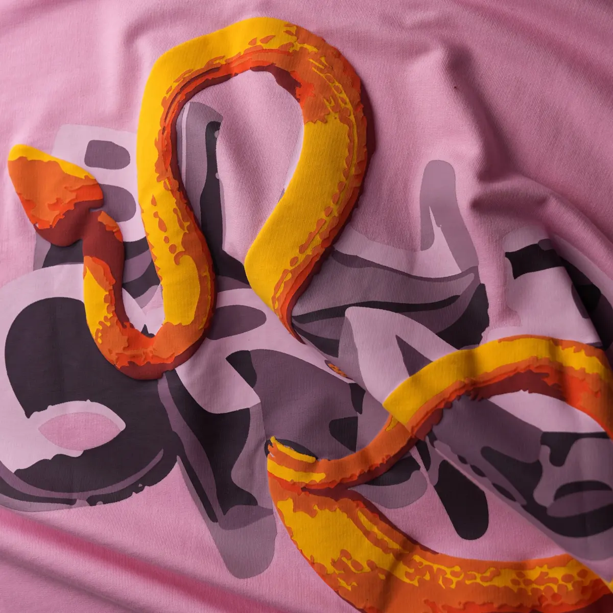 Pink Snake T-Shirt 5