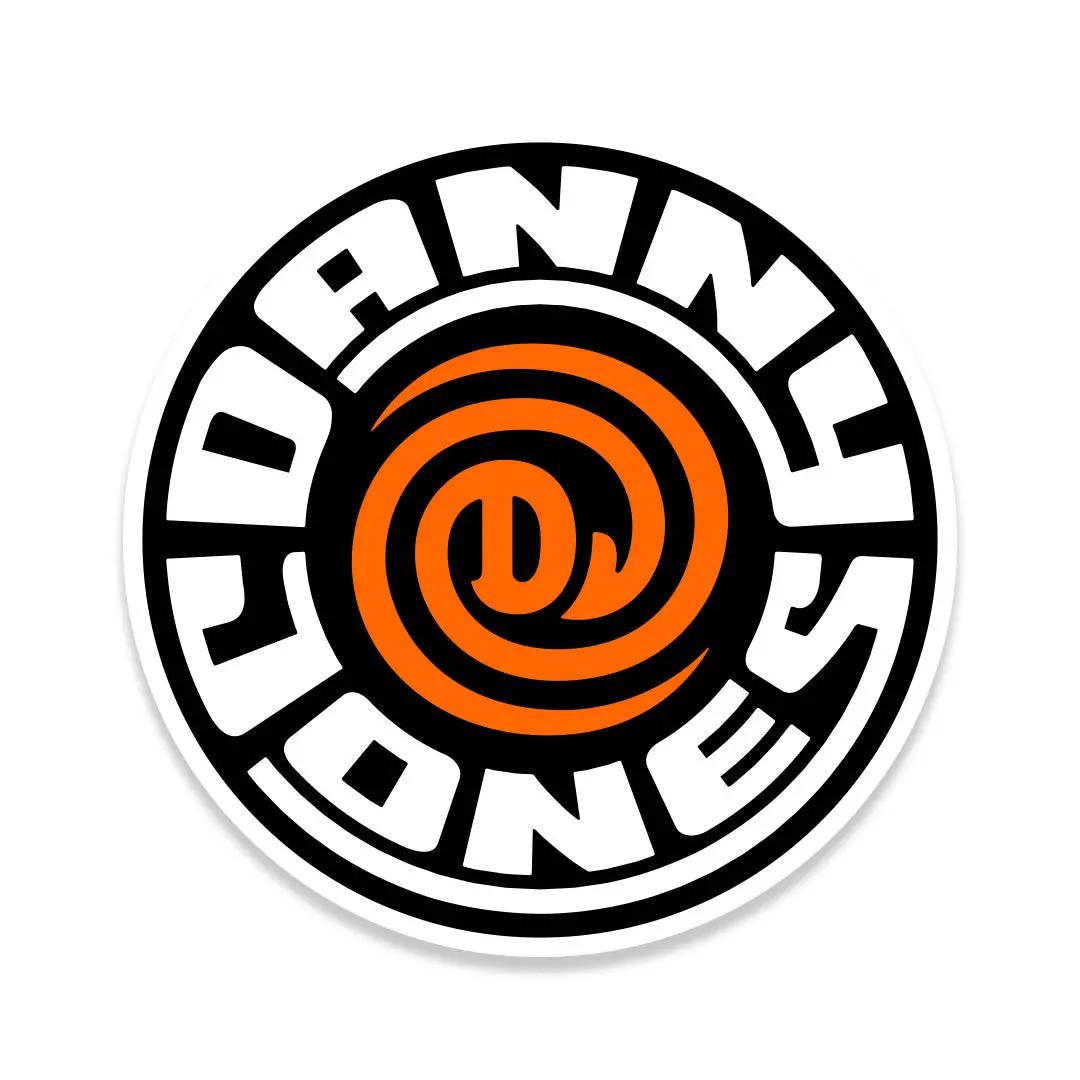 Danny Jones Logo Sticker 1