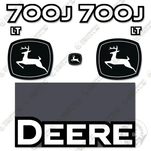 Fits John Deere 700J Lt Decal Kit Dozer Crawler 1