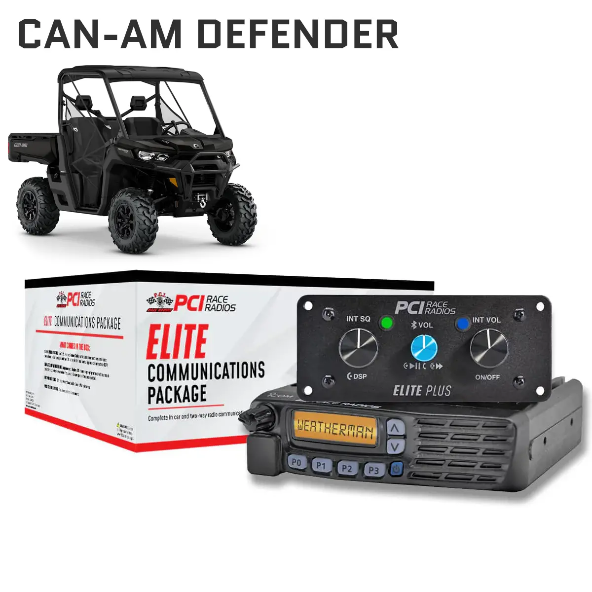 Can Am Defender Elite Utv Communications Package 1