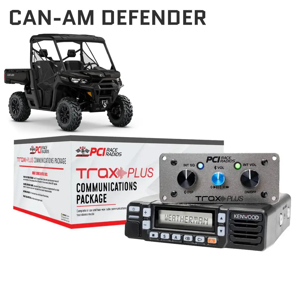 Can Am Defender Trax Utv Communications Package 1