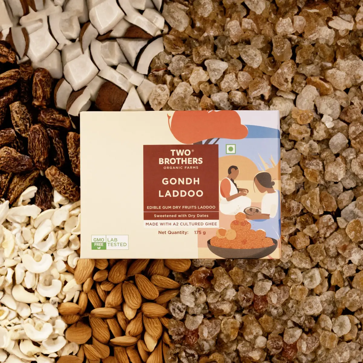 Dink|Gondh (Edible Gum) Laddoo, No Sugar - Byob 1