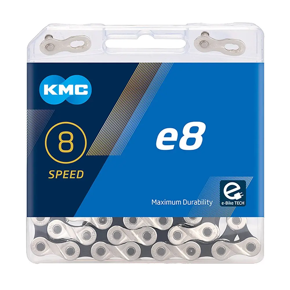 Chain 8 Speed Kmc E8 E-Bike 136L Silver 1
