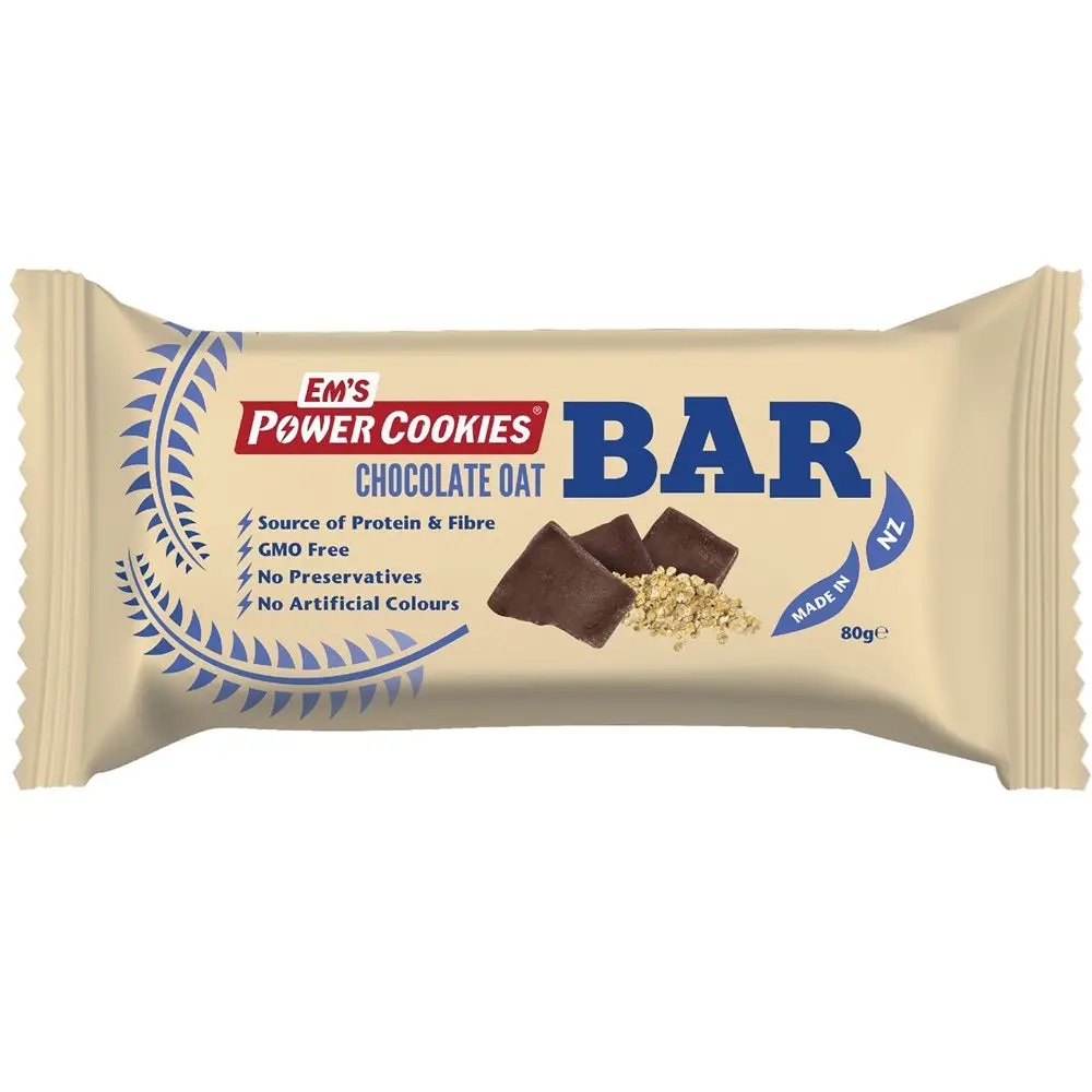 Em's Power Cookie Bar Chocolate Oat 1