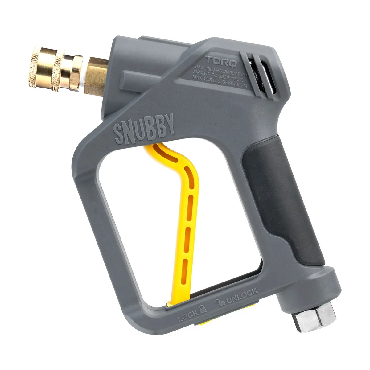 Torq Snubby Pressure Washer Gun - Foam Cannon Attachment 1