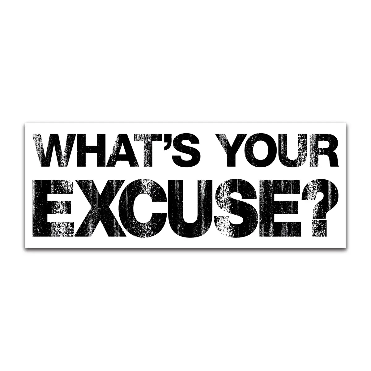 Excuses Sticker 1