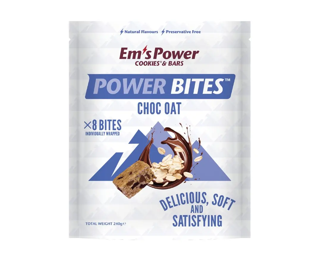 Em's Power Bites Chocolate Oat 8Pc 1