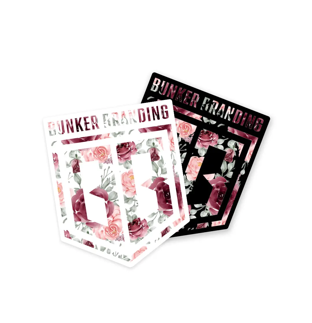 Floral Bb Logo Sticker 1
