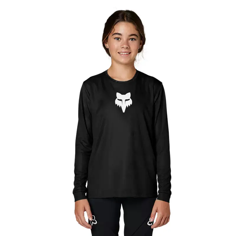 Fox Youth Ranger Foxhead Long Sleeve Jersey (2023) 3