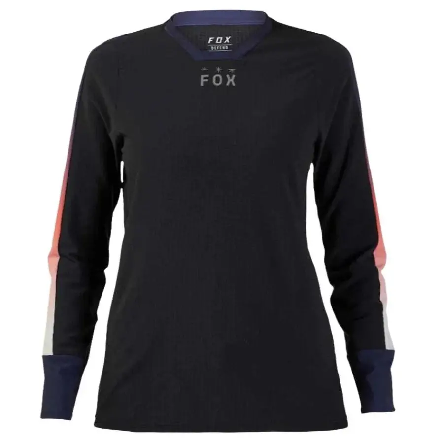 Fox Womens Defend Thermal Lunar Long Sleeve Jersey (2023) 1