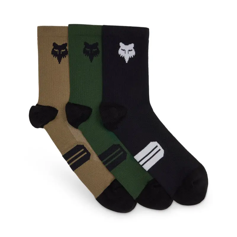 Fox 6" Ranger Socks 3-Pack (2026) 1