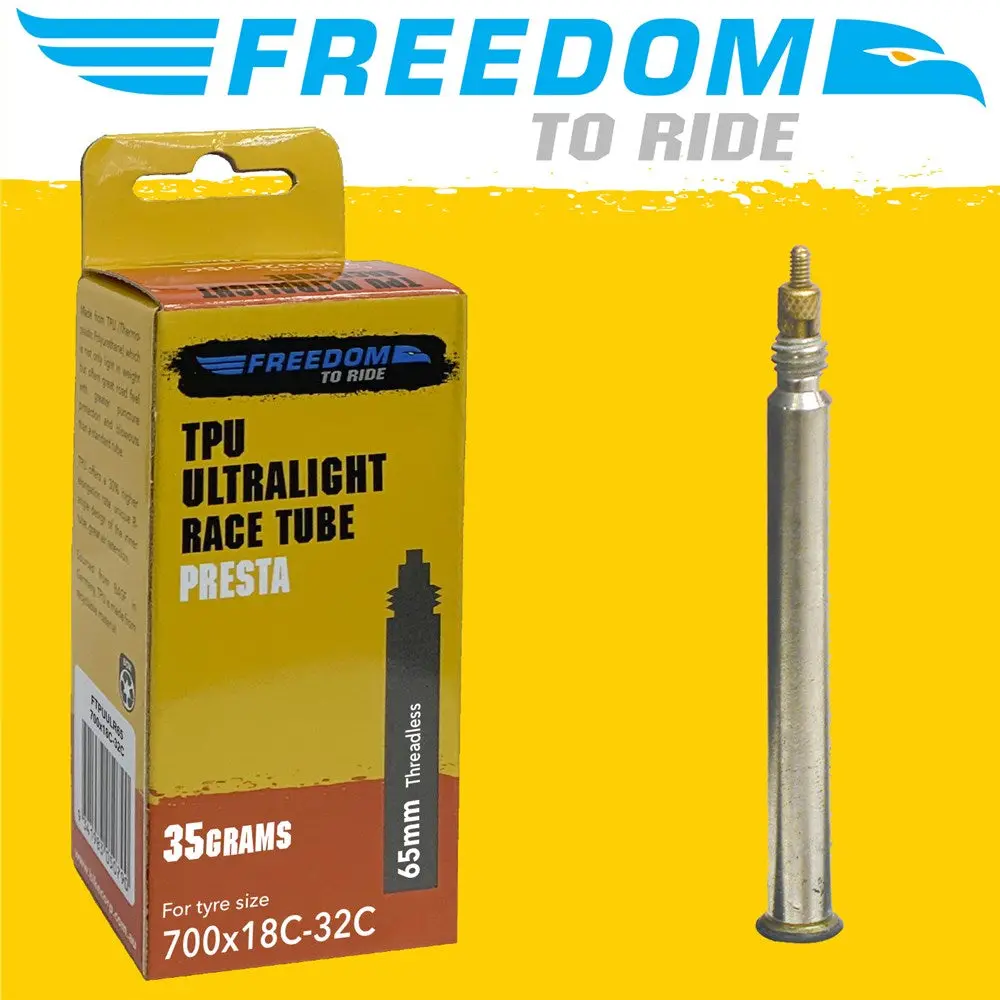 Tube 700 X 18-28 Tpu Ultralight Presta Valve Threadless 1