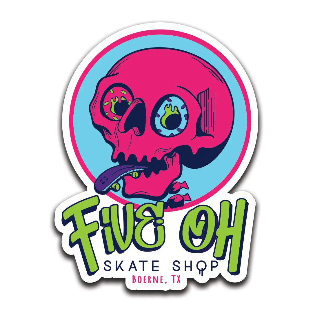 Five Oh Logo Sticker 1