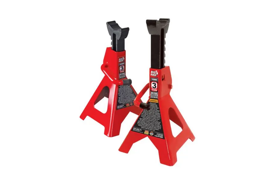 3 Ton Steel Double Locking Floor Jack Stands 1