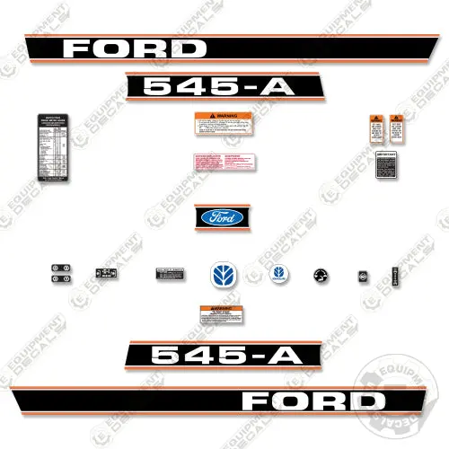 Fits Ford 545-A Decal Kit Tractor 1