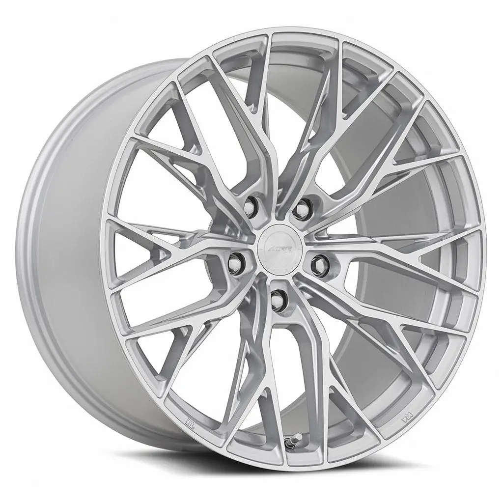 Mrr Wheels Gf5 Silver Machine Face Fit Corvette C8 1