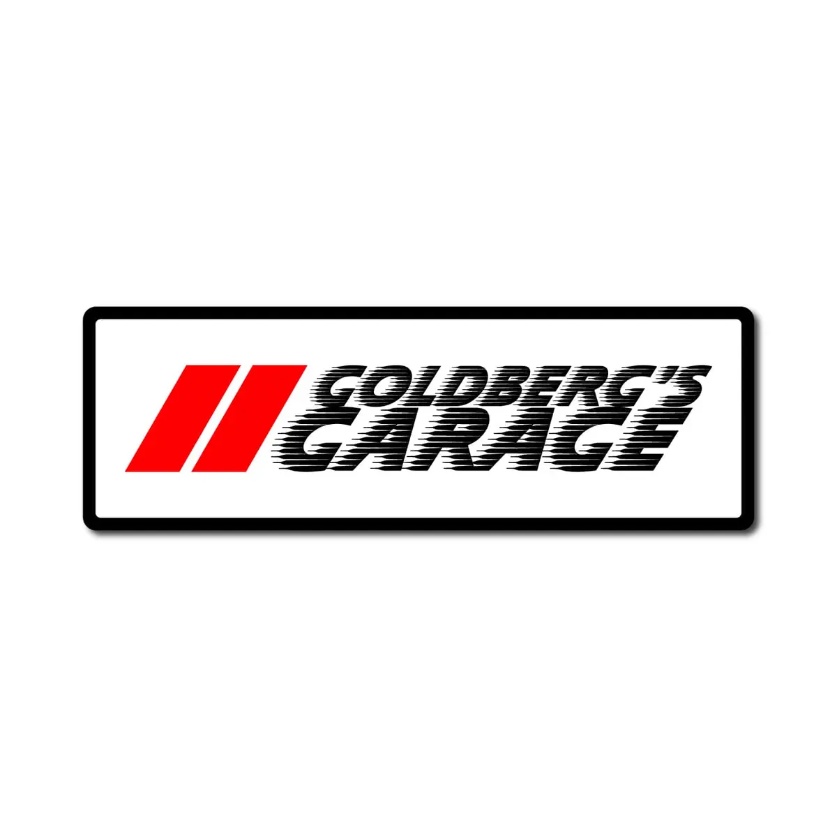 Goldberg's Garage Bumper Sticker 1