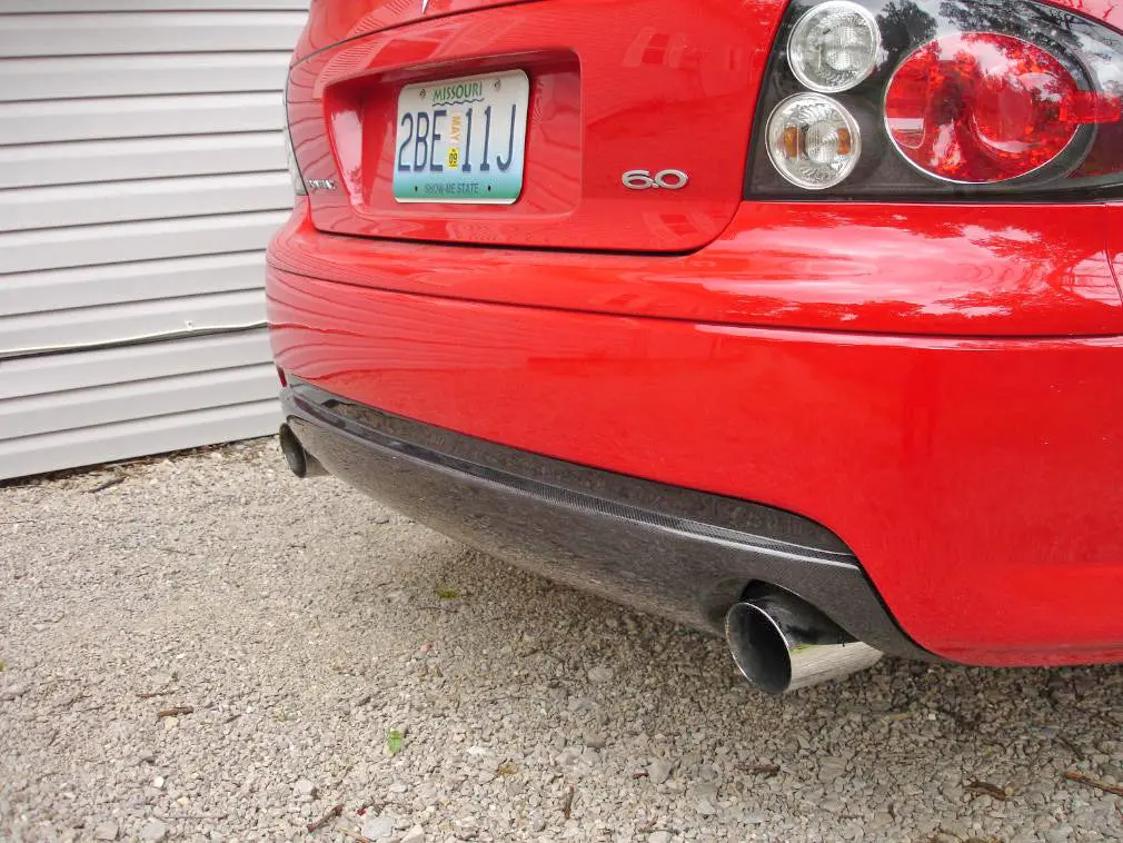 Gto Carbon Fiber Shaved Rear Insert 1