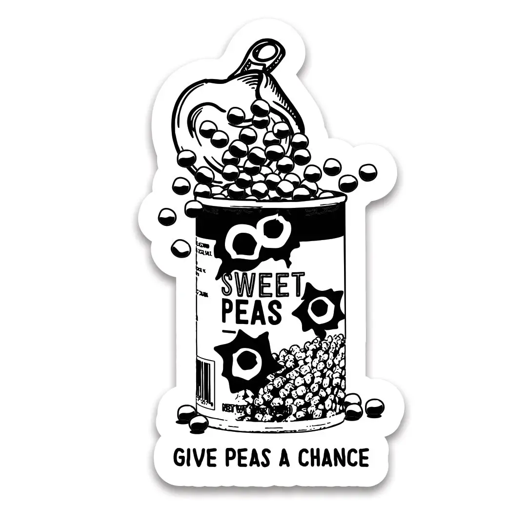 Give Peas A Chance Sticker 1