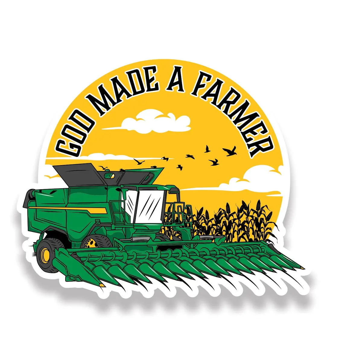 Made A Farmer Sticker 1