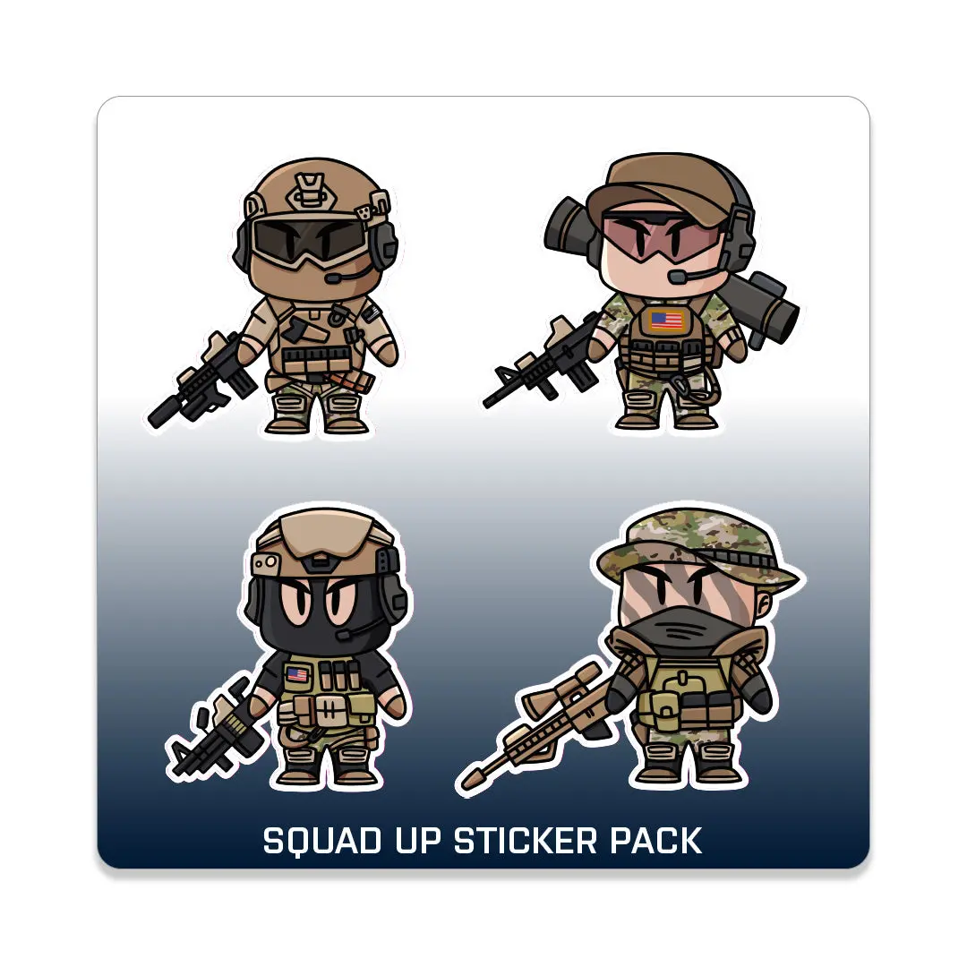 Squad Up Sticker Pack 1