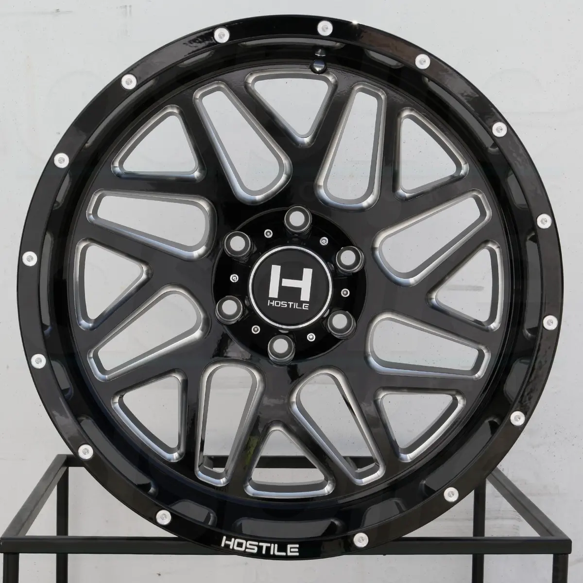 Hostile Wheels H108 Sprocket Black Milled 2