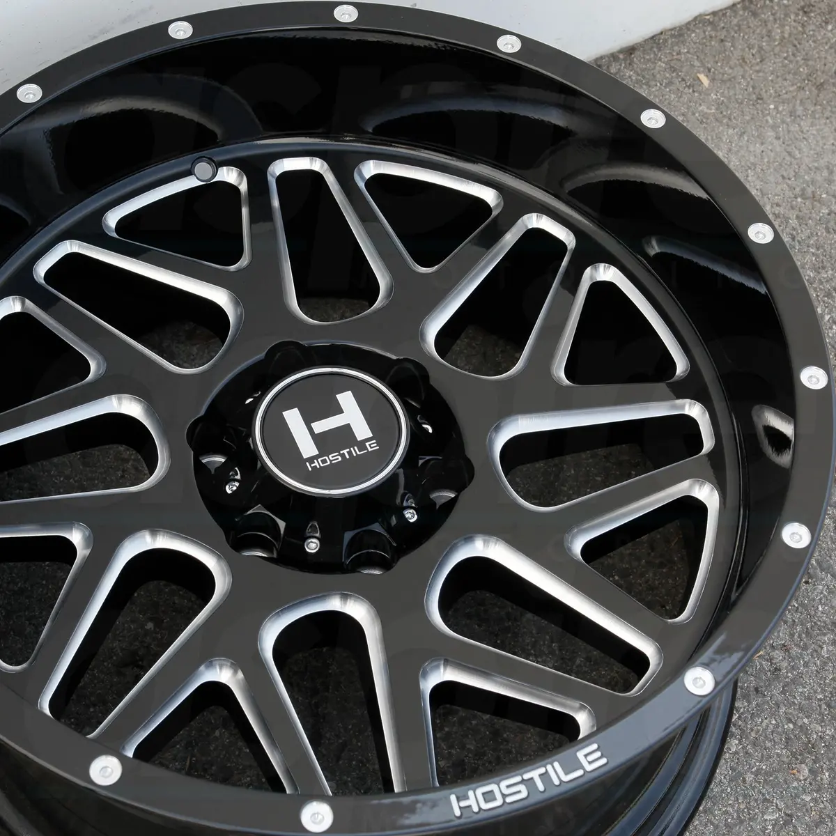 Hostile Wheels H108 Sprocket Black Milled 4