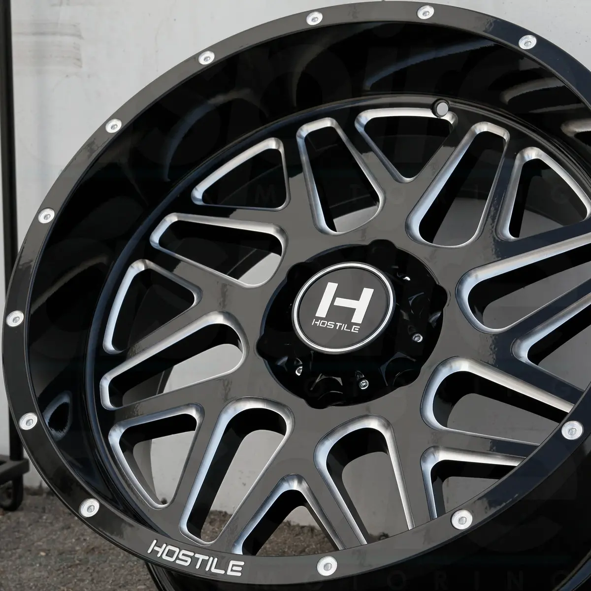 Hostile Wheels H108 Sprocket Black Milled 6