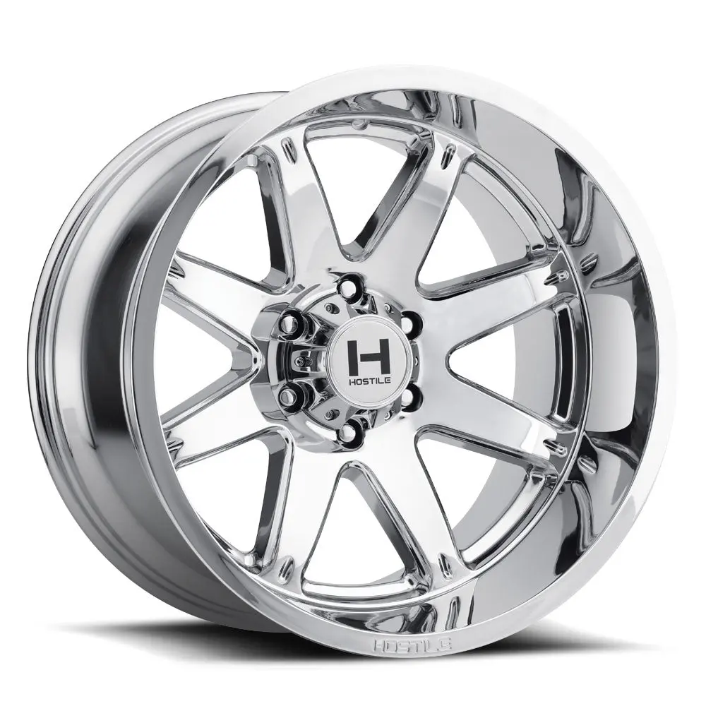 Hostile Wheels H109 Alpha Chrome 2