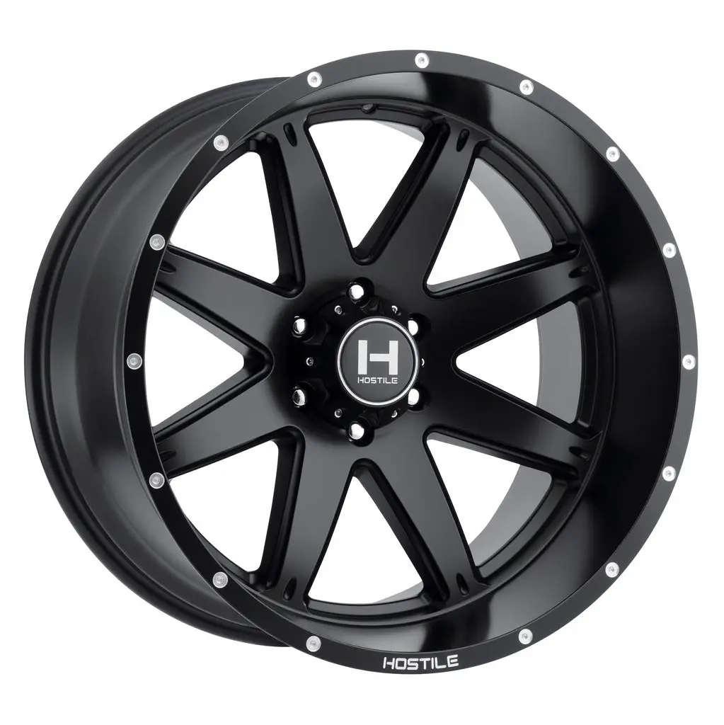 Hostile Wheels H109 Alpha Full Black 1