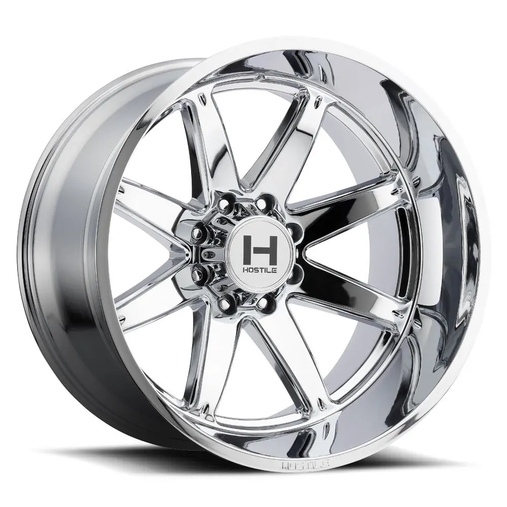 Hostile Wheels H109 Alpha Chrome 5