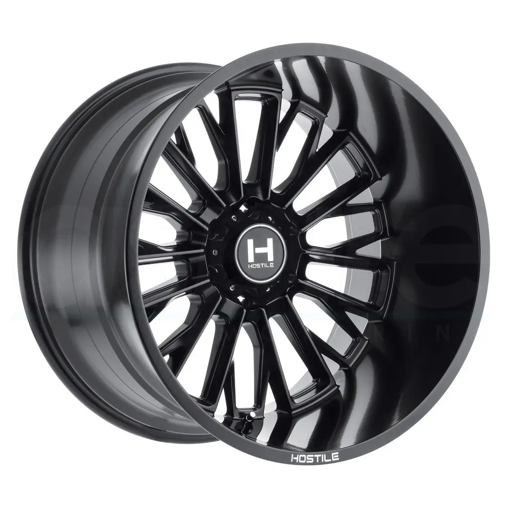 Hostile Wheels H114 Fury Full Black 1