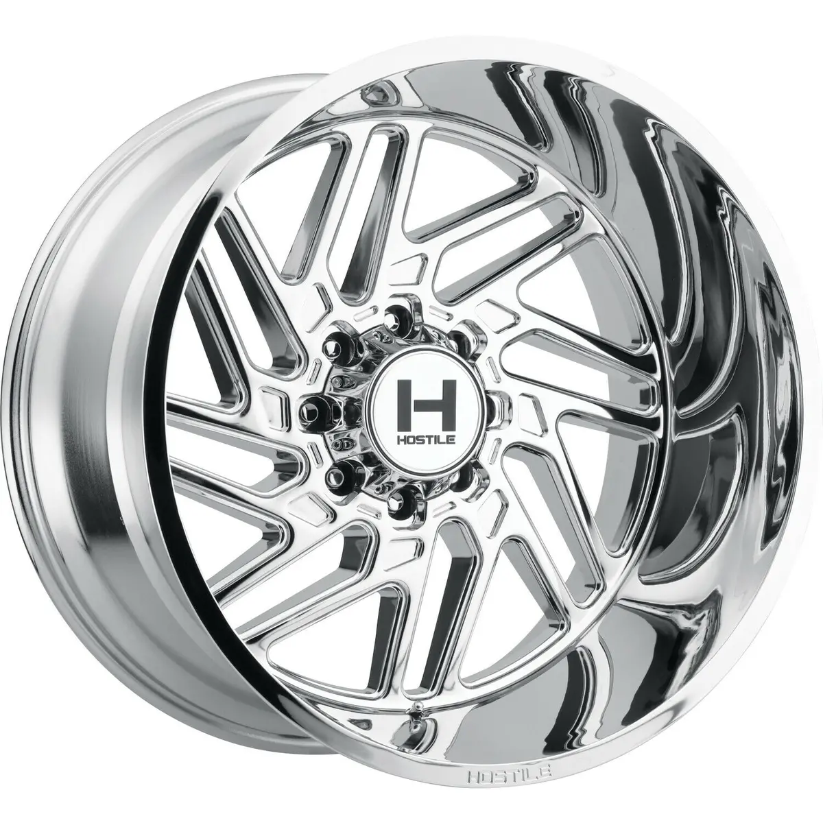 Hostile Wheels H116 Jigsaw Chrome 1