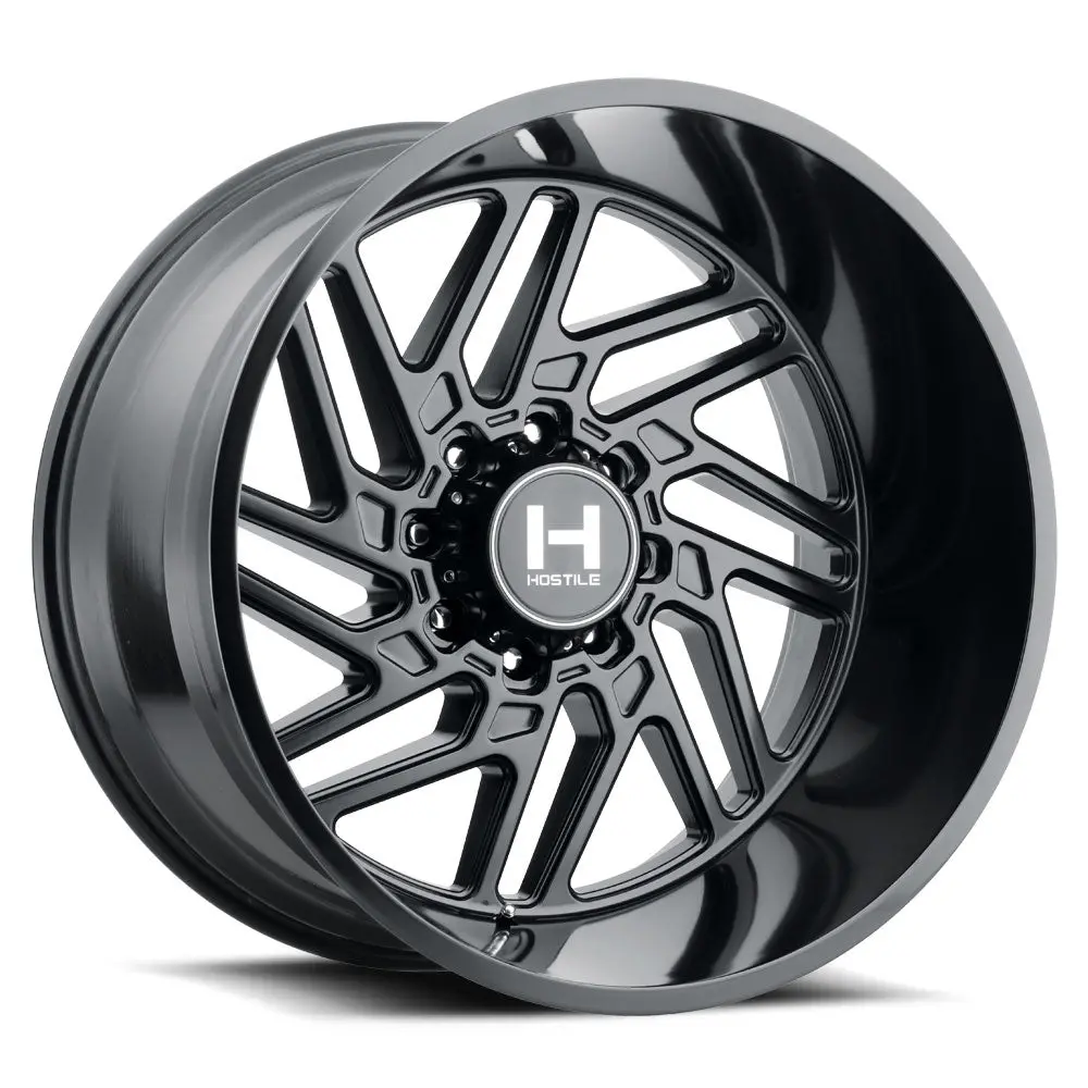 Hostile Wheels H116 Jigsaw Full Black 1