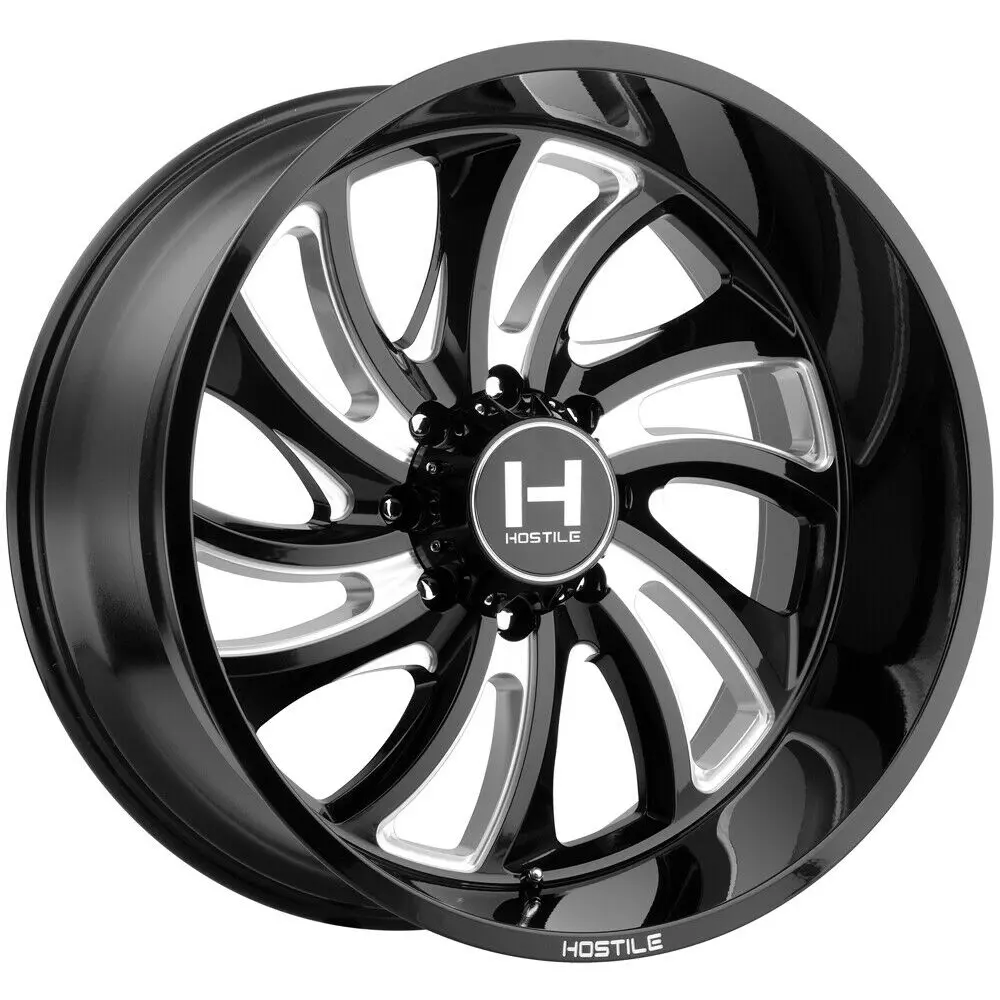 Hostile Wheels H118 Demon Black Milled 1