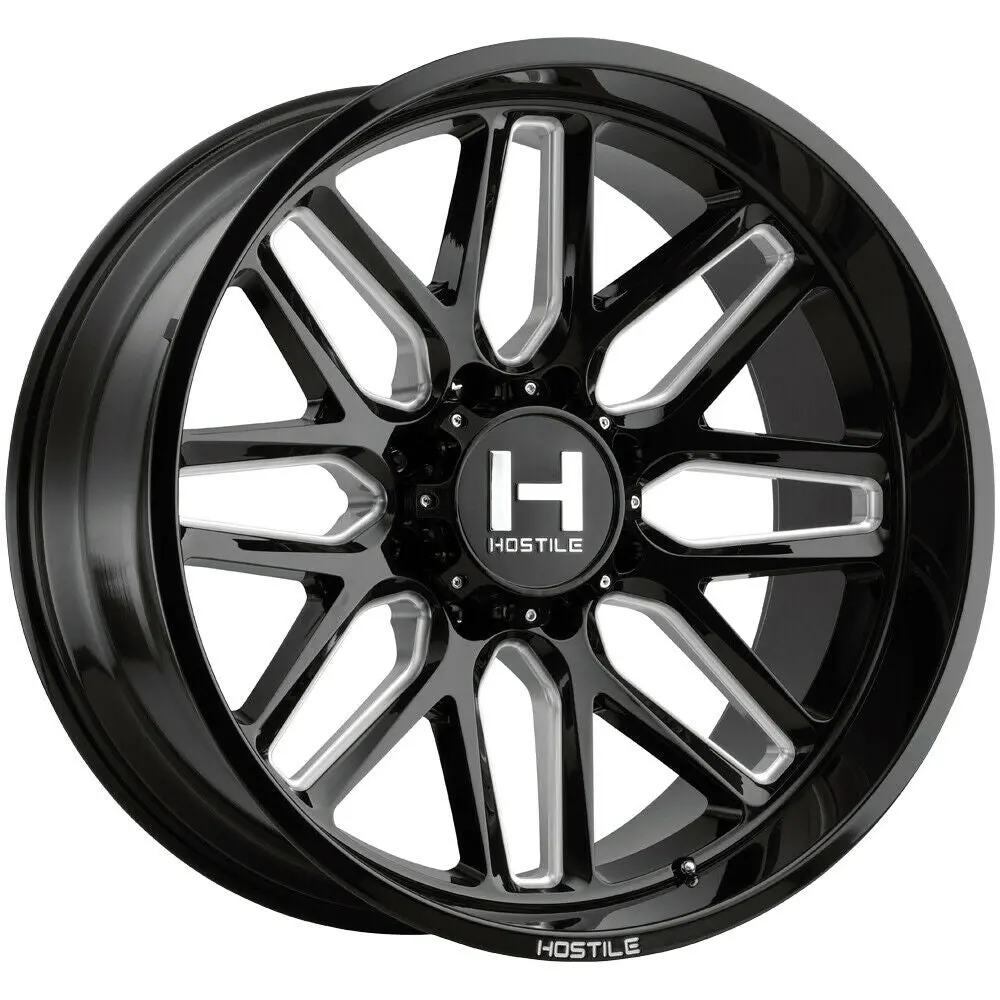 Hostile Wheels H120 Vulcan Black Milled 1