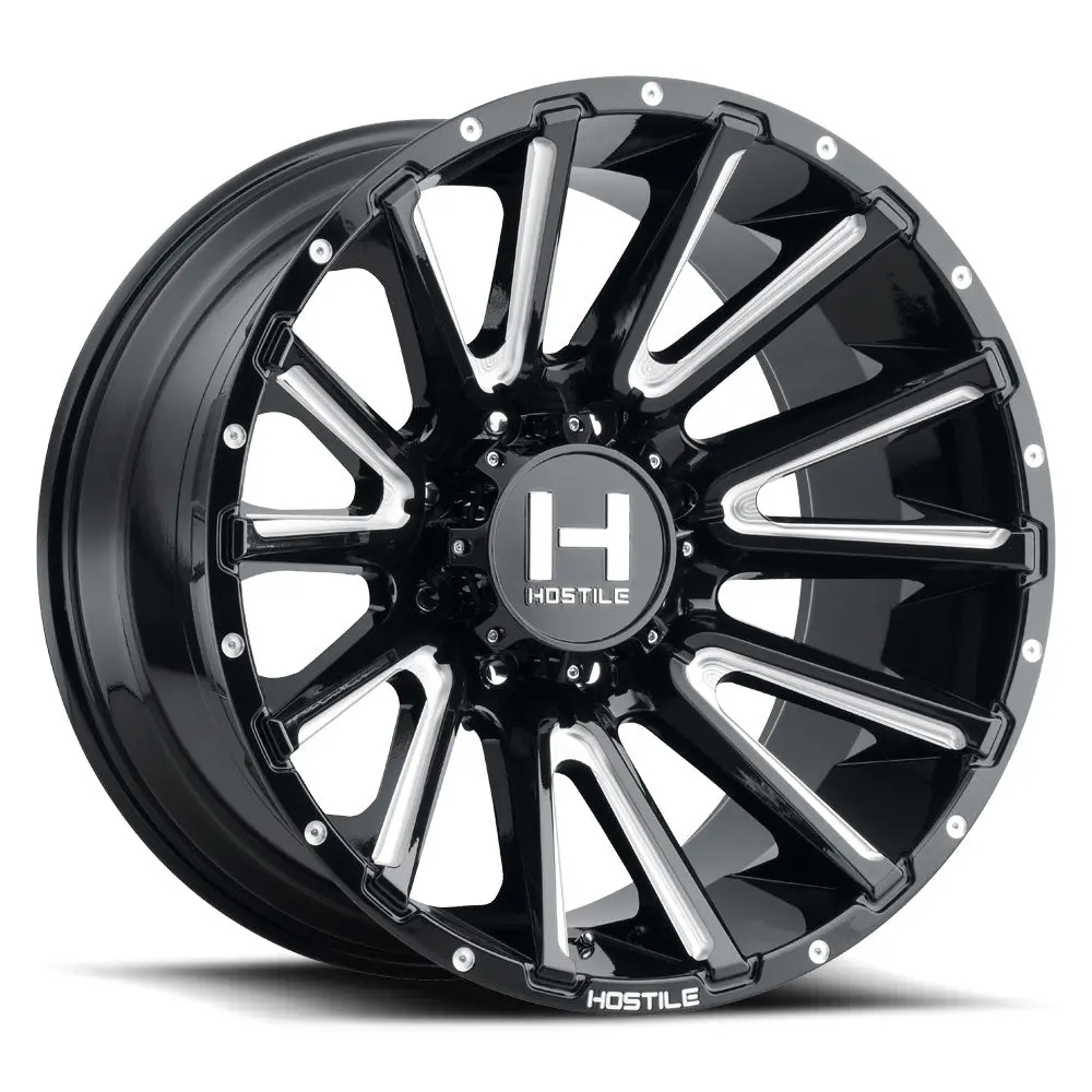 Hostile Wheels H123 Typhoon Black Milled 1
