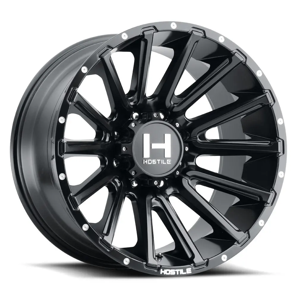 Hostile Wheels H123 Typhoon Full Black 1