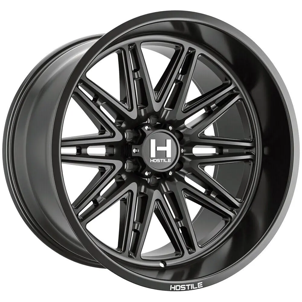 Hostile Wheels H126 Maniac Full Black 5