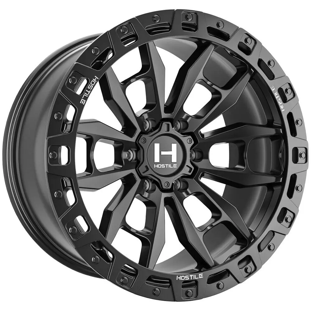 Hostile Wheels H130 Crandon Full Black 1