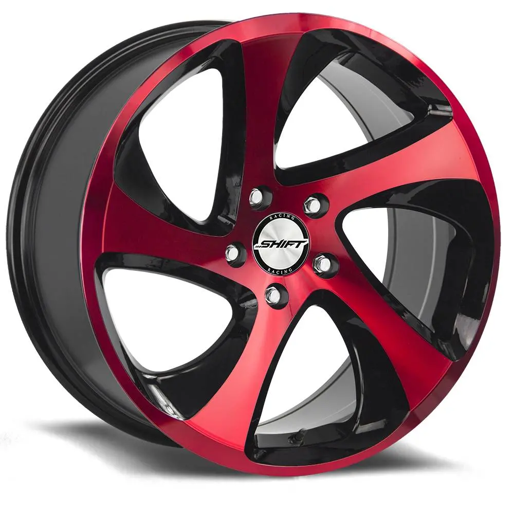 Shift Wheels H22 Strut Black Red 1
